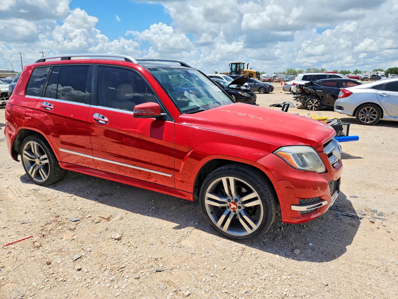 2014 Mercedes-benz Glk 350 Red vin: WDCGG5HB4EG323375