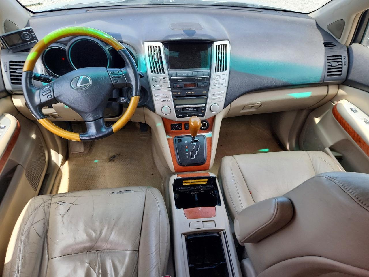 2008 Lexus Rx 400h Silver vin: JTJHW31U182070317