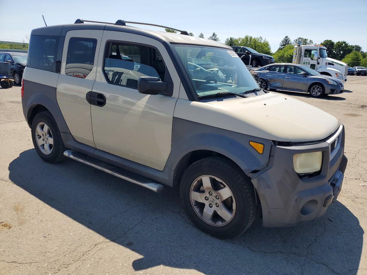 2005 Honda Element Ex Beige vin: 5J6YH28615L002758