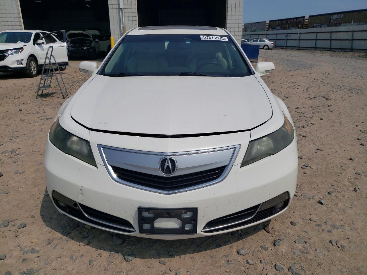 2012 Acura Tl White vin: 19UUA9F58CA001967