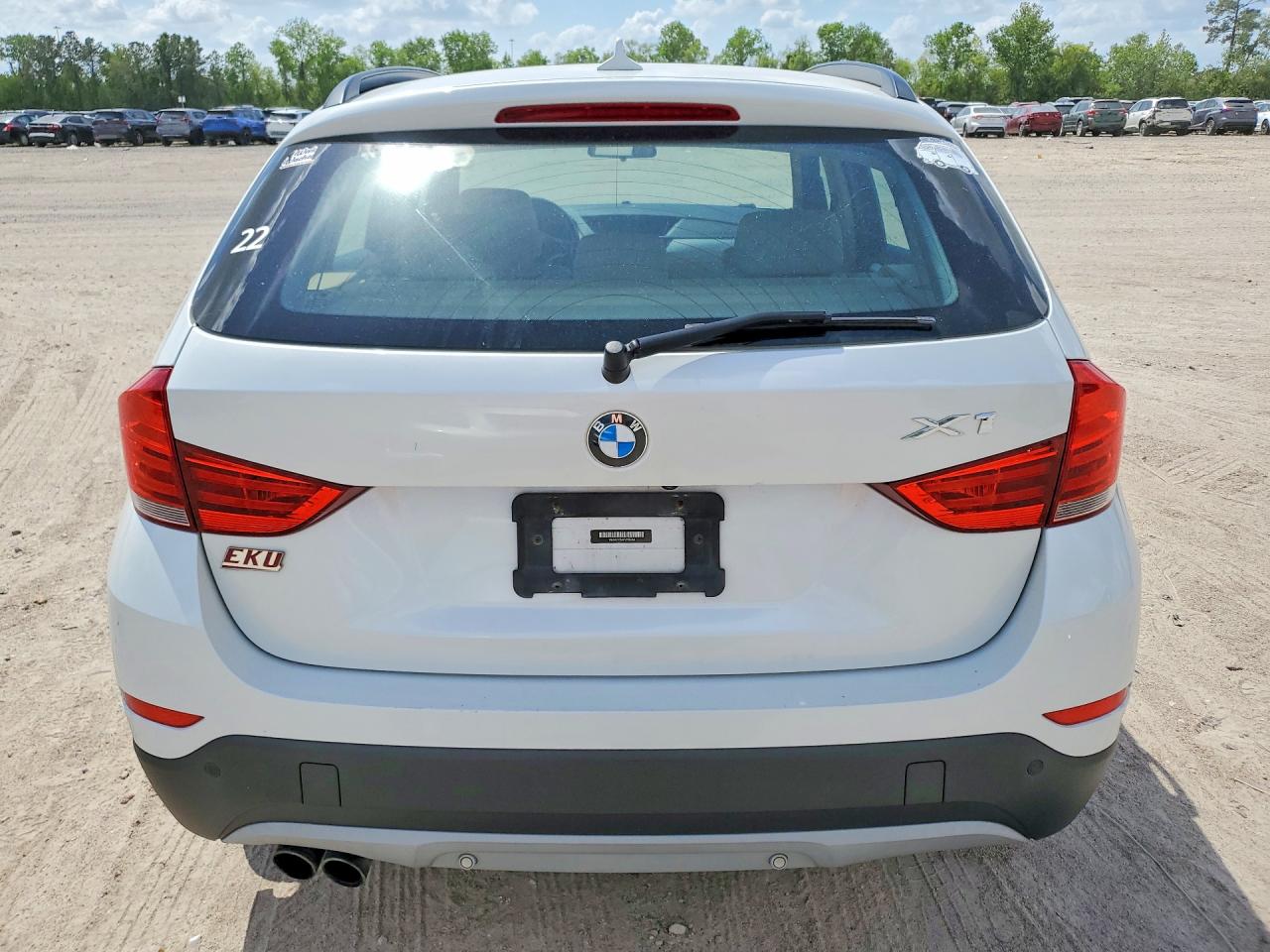 2015 Bmw X1 Xdrive28i White vin: WBAVL1C5XFVY35364