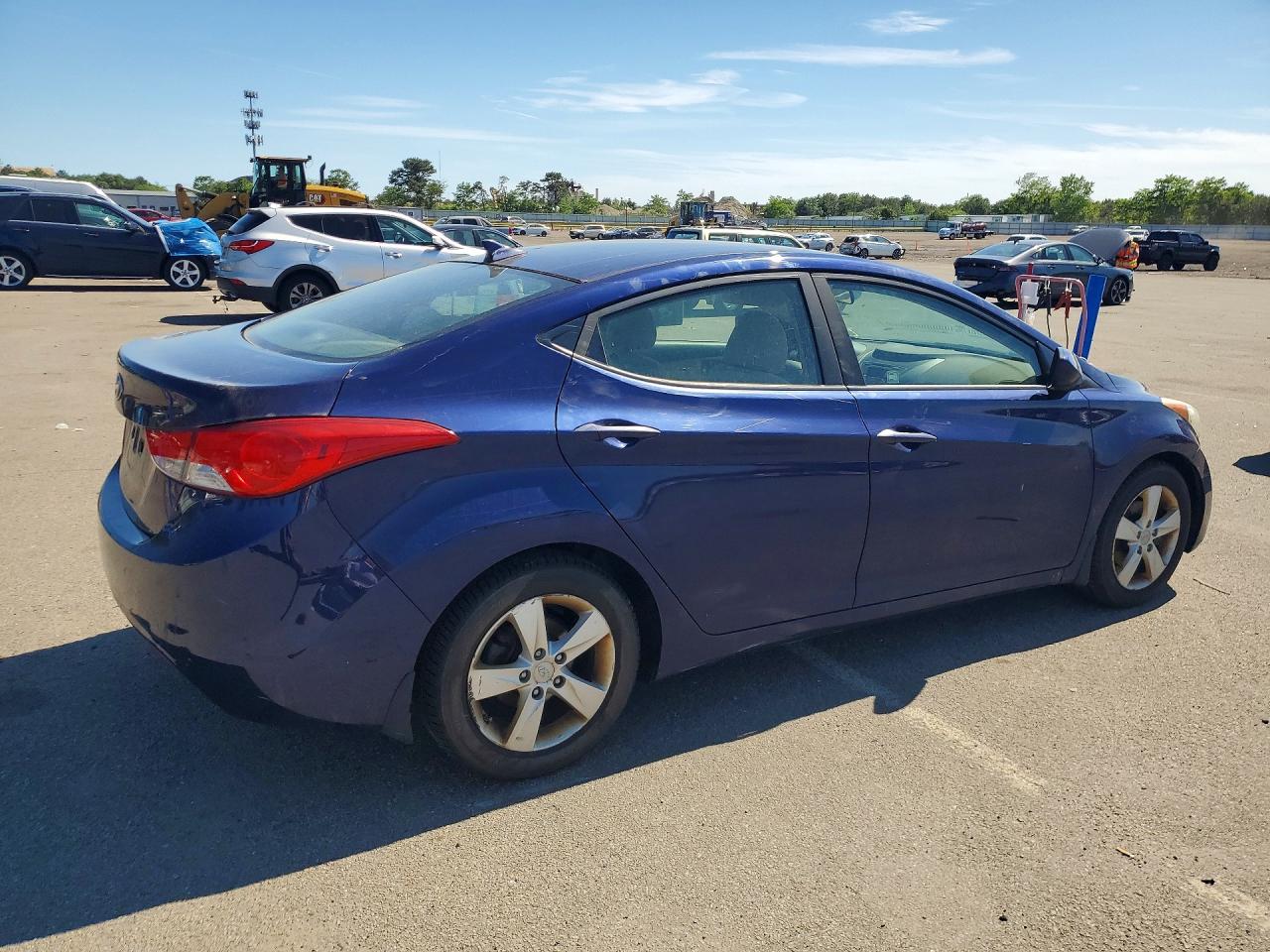 2013 Hyundai Elantra Gls Blue vin: 5NPDH4AE4DH303853