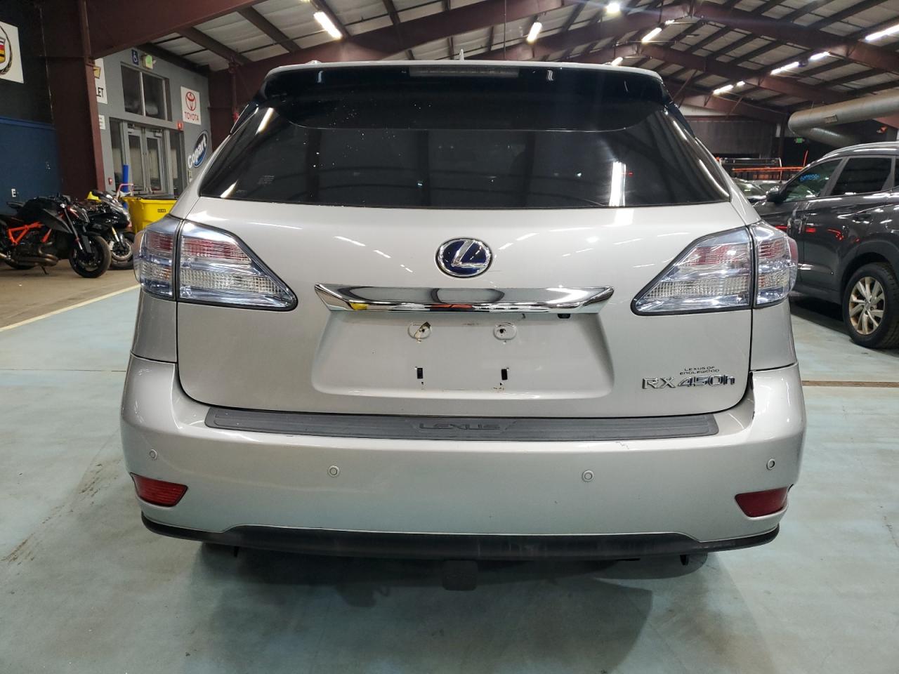 2012 Lexus Rx 450h Silver vin: JTJBC1BA9C2434936