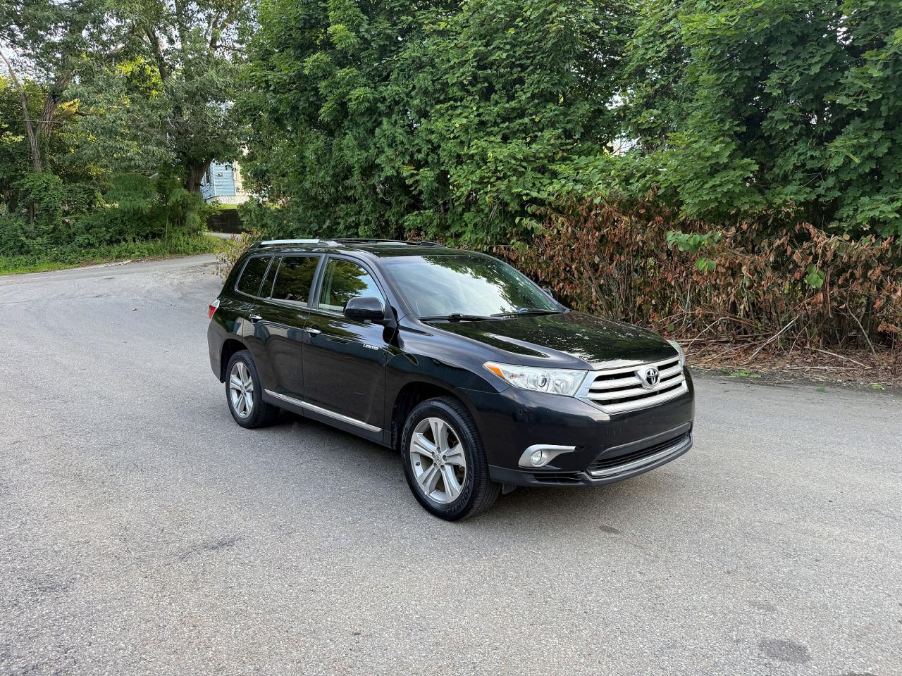 2012 Toyota Highlander Limited Black vin: 5TDDK3EH6CS150143