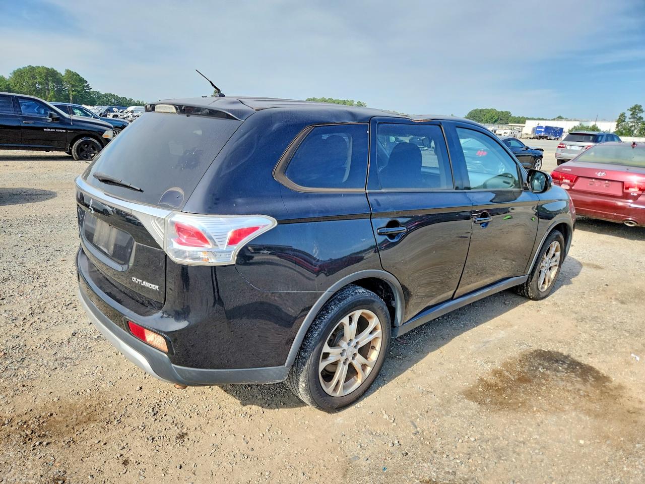 2015 Mitsubishi Outlander Se Black vin: JA4AZ3A33FZ012548