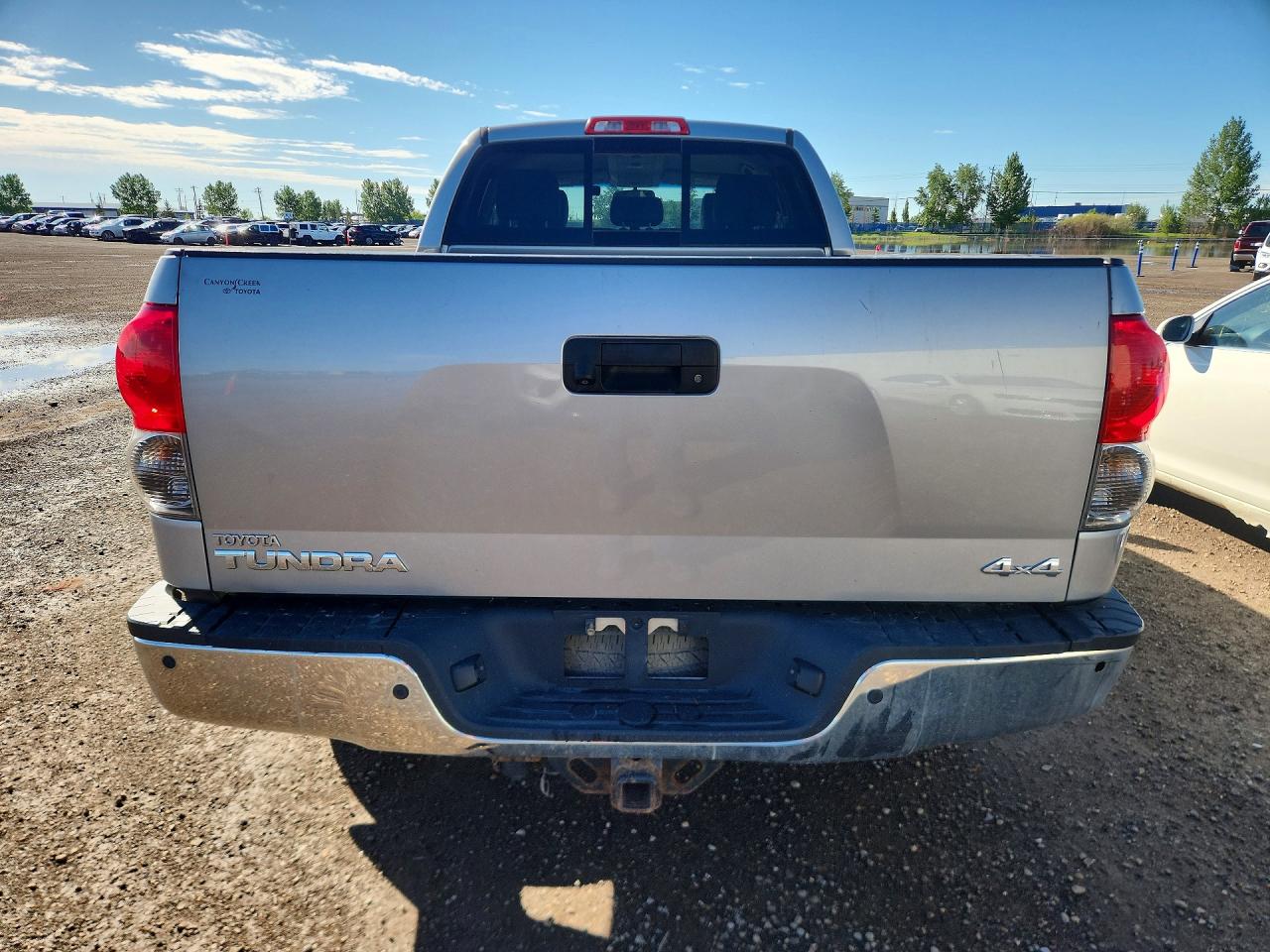 2007 Toyota Tundra Double Cab Limited Silver vin: 5TBBV58137S488848