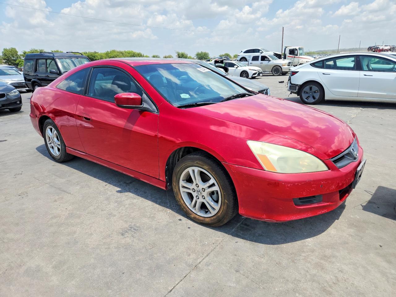 2006 Honda Accord Ex Red vin: 1HGCM72646A024429
