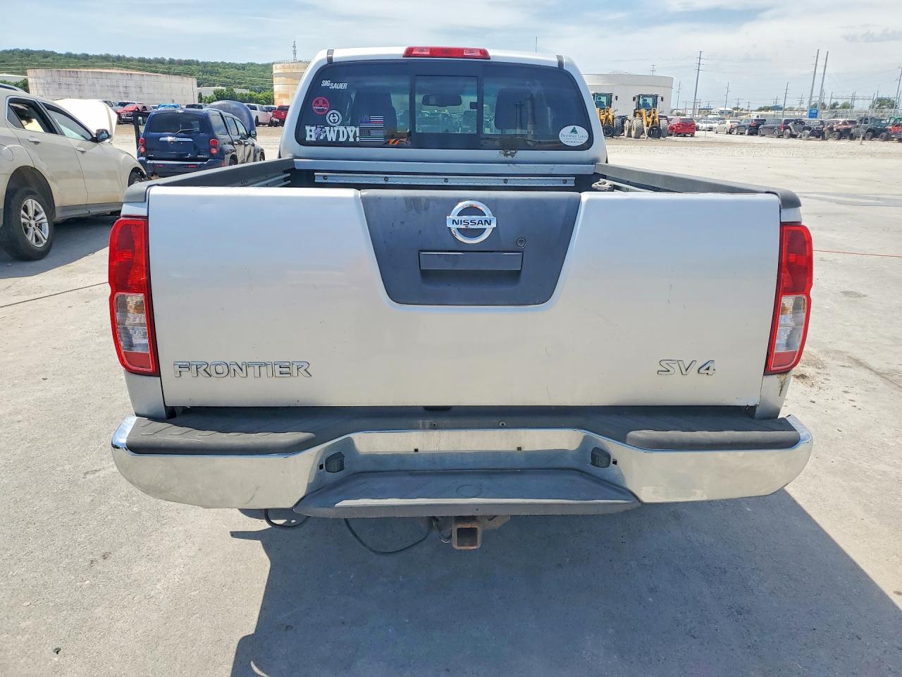 2011 Nissan Frontier Sv V6 Silver vin: 1N6AD0CW0BC408649
