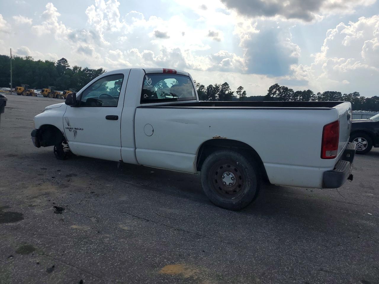2005 Dodge Ram 1500 St White vin: 1D7HA16N05J593620