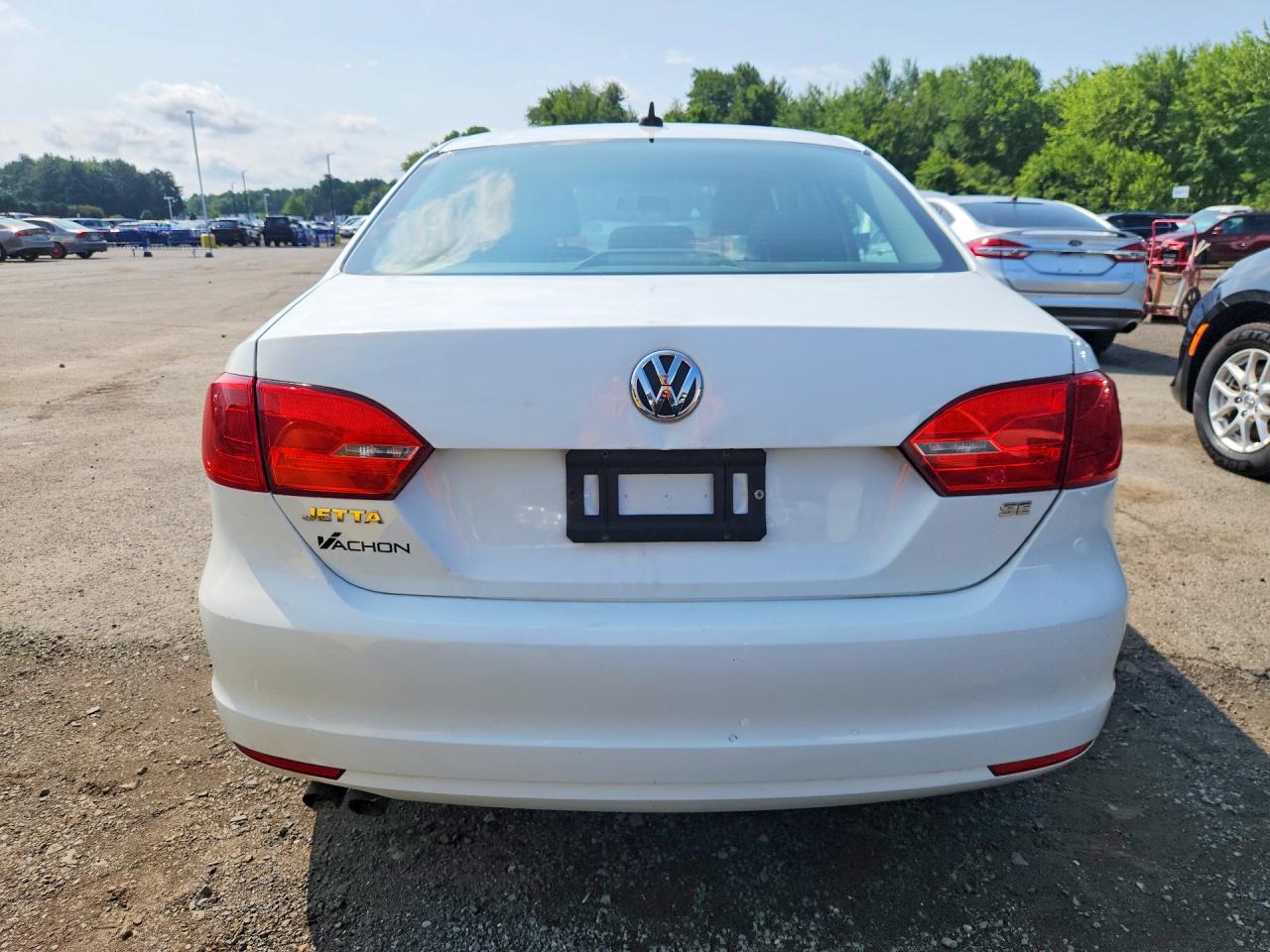 2014 Volkswagen Jetta Se Белый vin: 3VWD17AJXEM294572