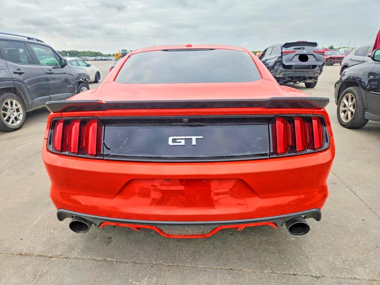 2015 Ford Mustang Gt Orange vin: 1FA6P8CF2F5322595