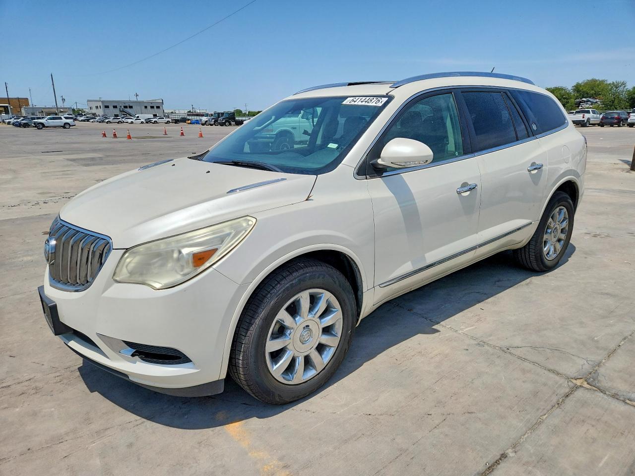 2015 Buick Enclave White vin: 5GAKRCKD1FJ239500