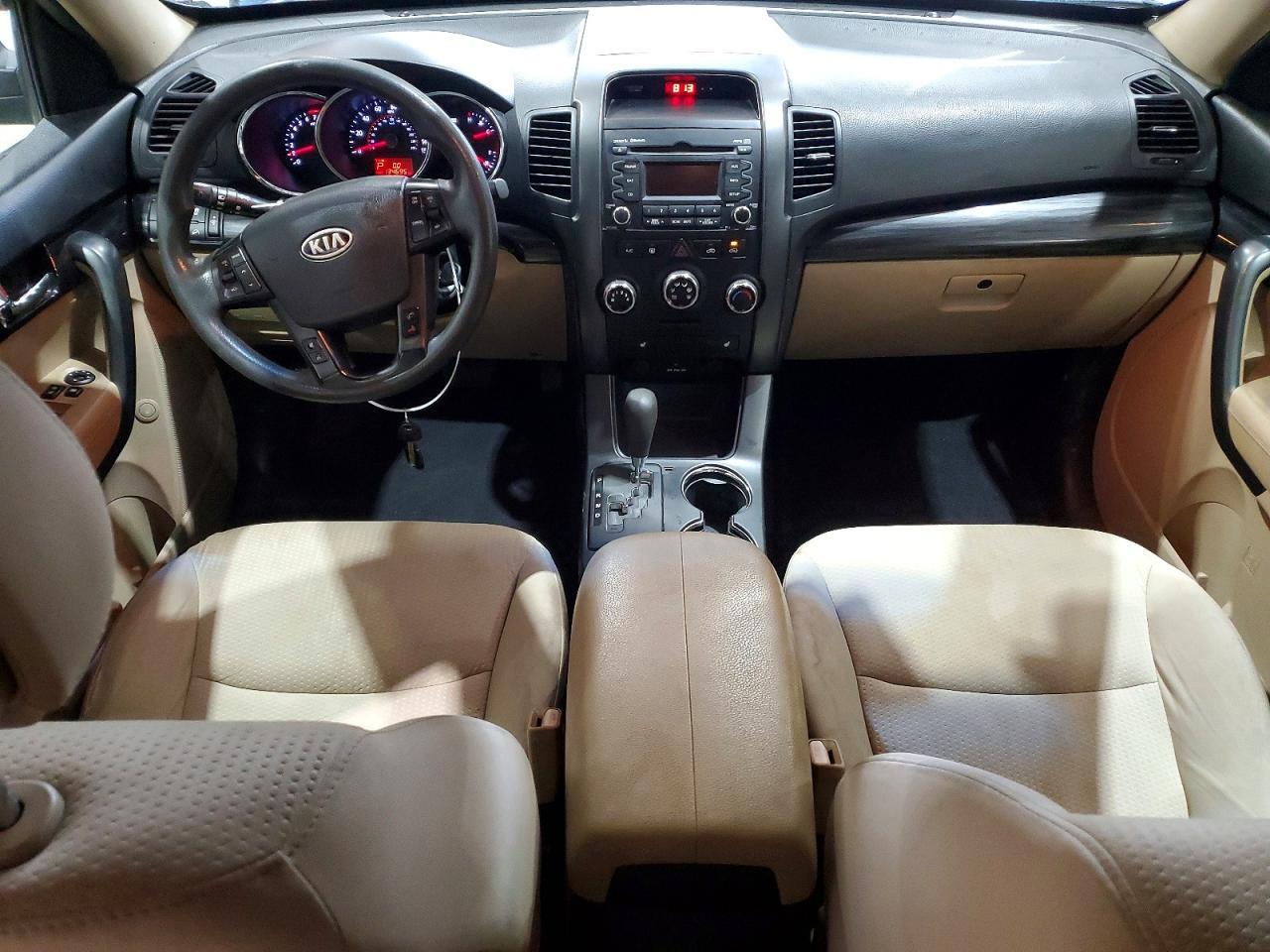 2012 Kia Sorento Lx Maroon vin: 5XYKT3A62CG294634