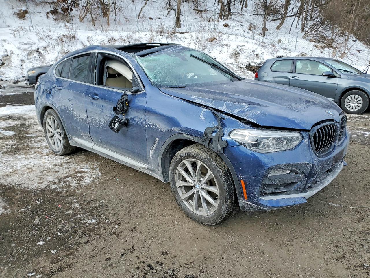 2019 Bmw X4 Xdrive30i Blue vin: 5UXUJ3C58KLA58738