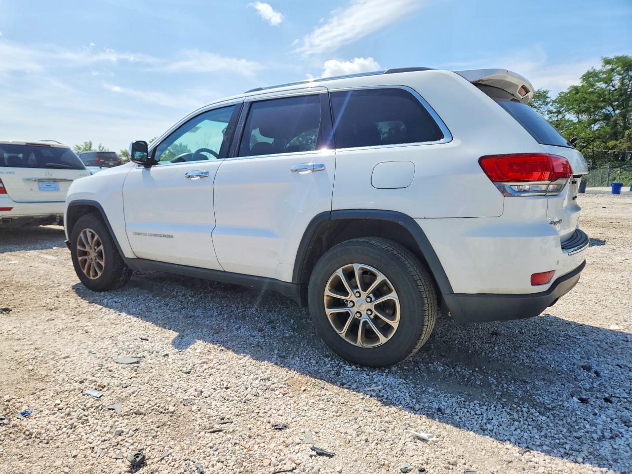 2014 Jeep Grand Cherokee Limited White vin: 1C4RJFBG6EC569068