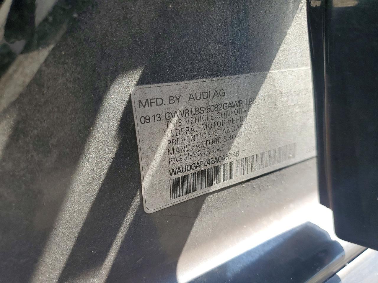 2014 Audi S4 Premium Plus Черный vin: WAUDGAFL4EA048748