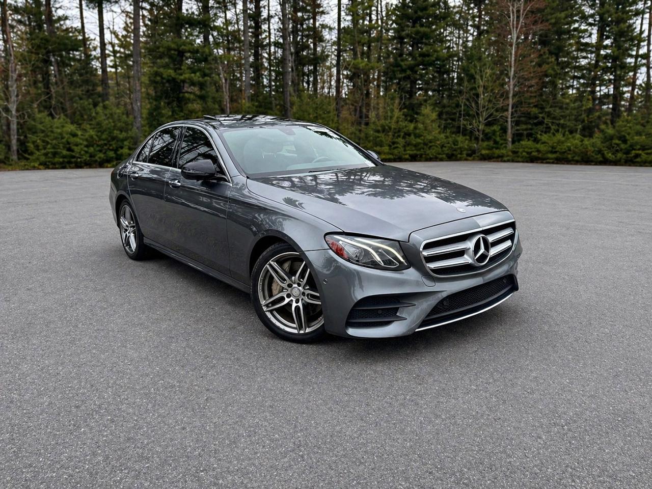 2017 Mercedes-benz E 300 4matic Gray vin: WDDZF4KBXHA066742