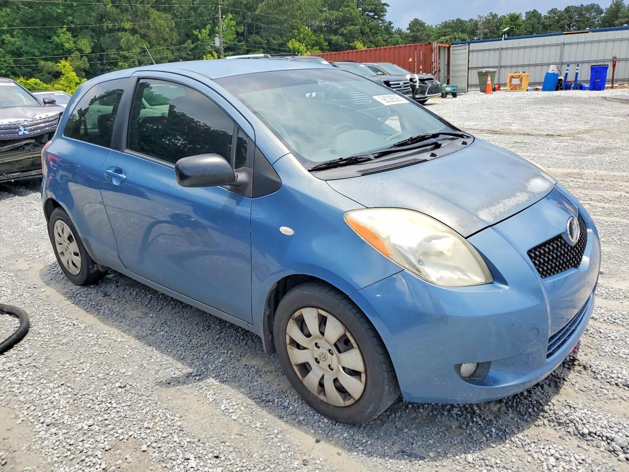 2008 Toyota Yaris Base Синий vin: JTDJT923485177091