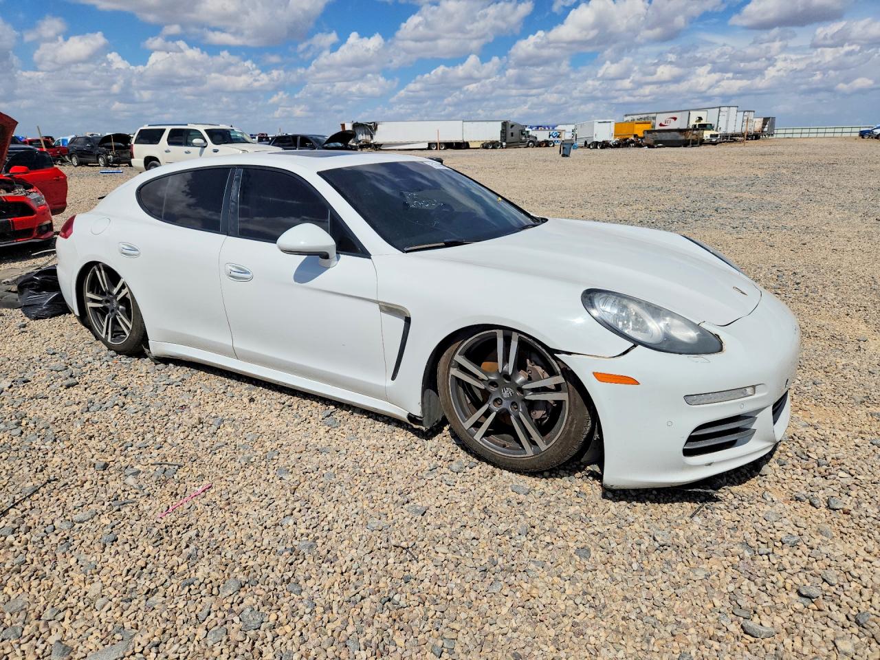 2014 Porsche Panamera 2 White vin: WP0AA2A73EL008026