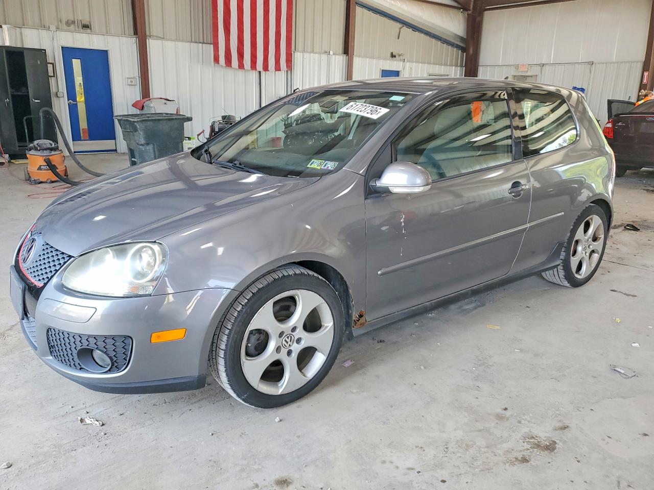 2008 Volkswagen Gti Gray vin: WVWEV71K58W141381