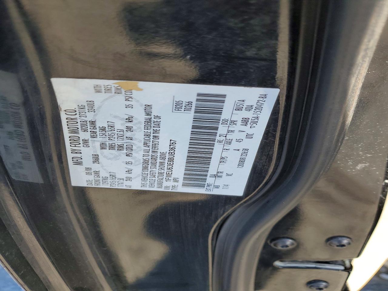 2008 Ford Explorer Xlt Черный vin: 1FMEU63E88UB36767