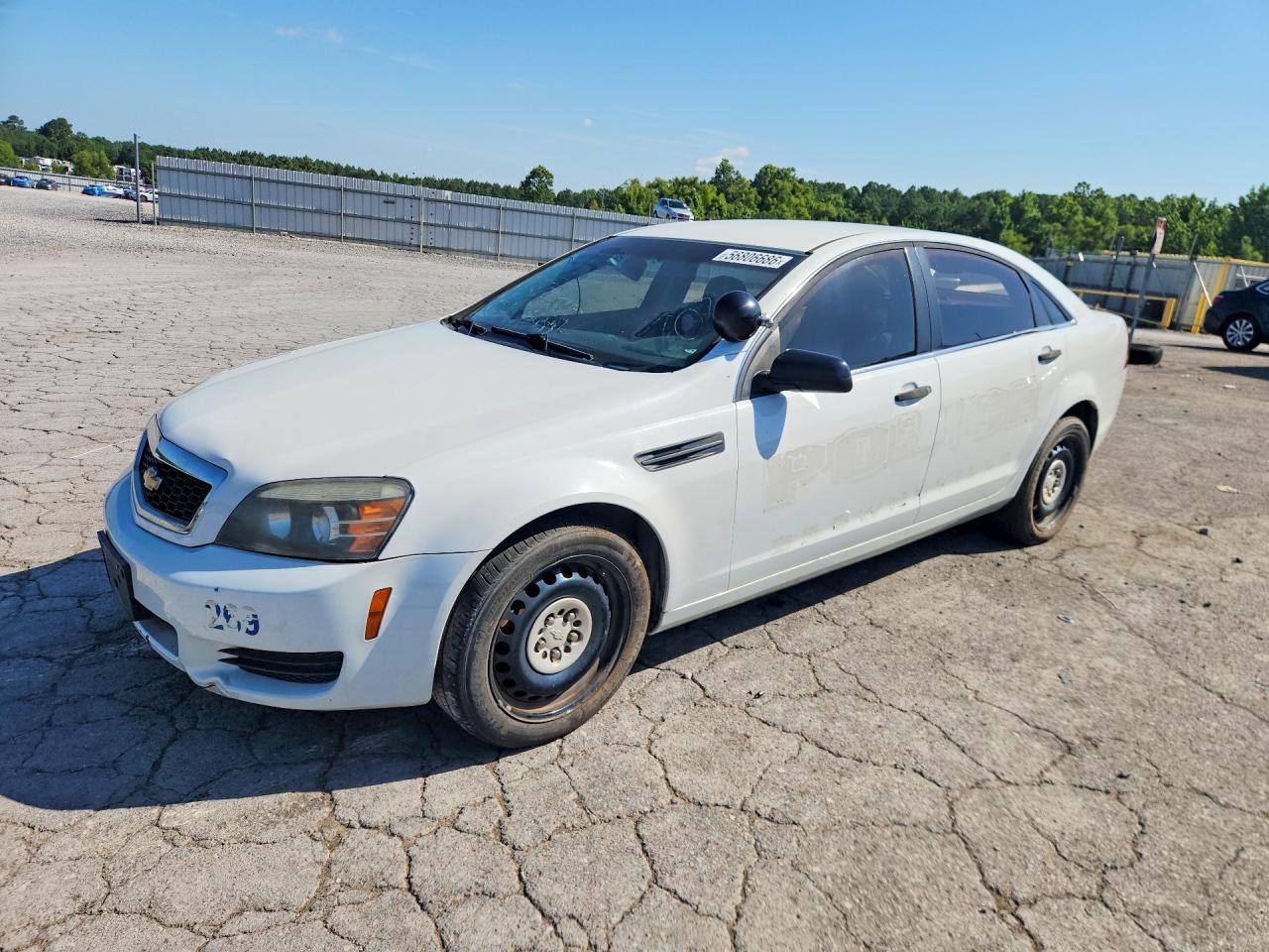 2014 Chevrolet Caprice Police White vin: 6G3NS5U25EL944829