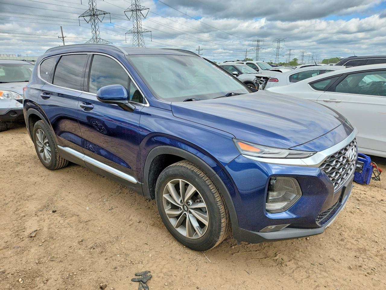 2020 Hyundai Santa Fe Sel Blue vin: 5NMS33AD1LH145555