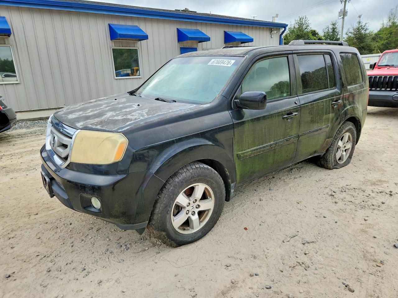 2010 Honda Pilot Exl Black vin: 5FNYF3H52AB020188
