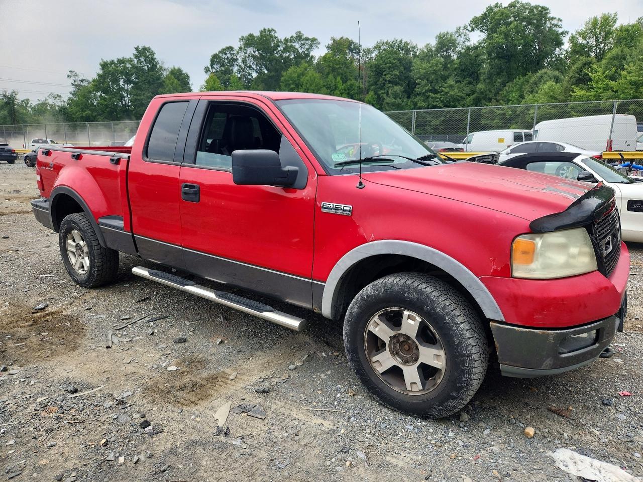 2004 Ford F150 Красный vin: 1FTPX04574KD73479
