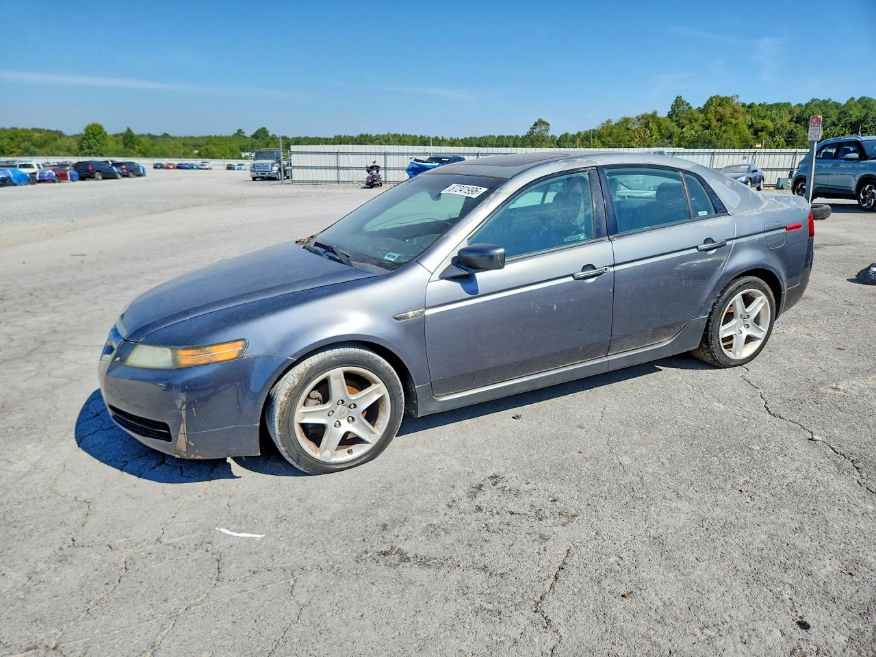 2004 Acura Tl Gray vin: 19UUA66264A073126