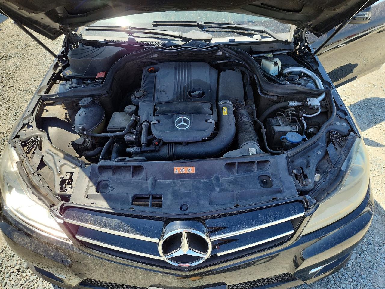 2013 Mercedes-benz C 250 Black vin: WDDGJ4HBXDF994187
