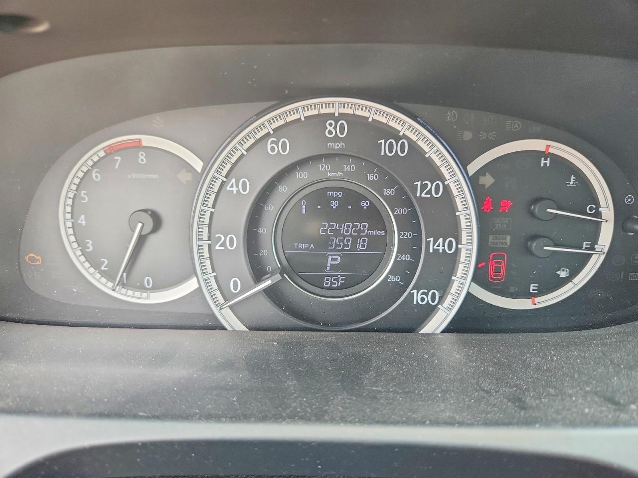 2015 Honda Accord Lx Gray vin: 1HGCR2F32FA193675
