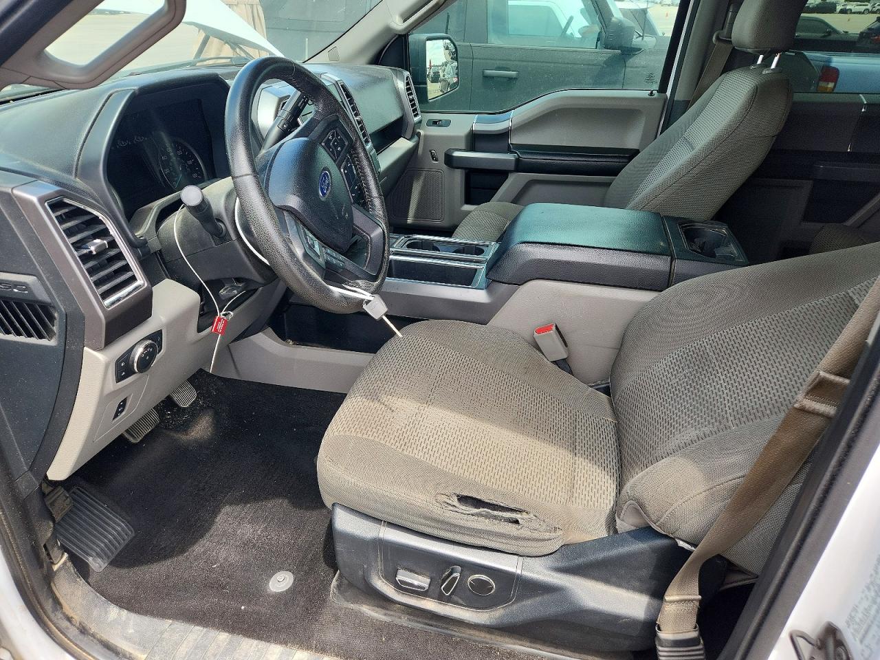 2015 Ford F150 Supercrew White vin: 1FTEW1EF7FKD26589