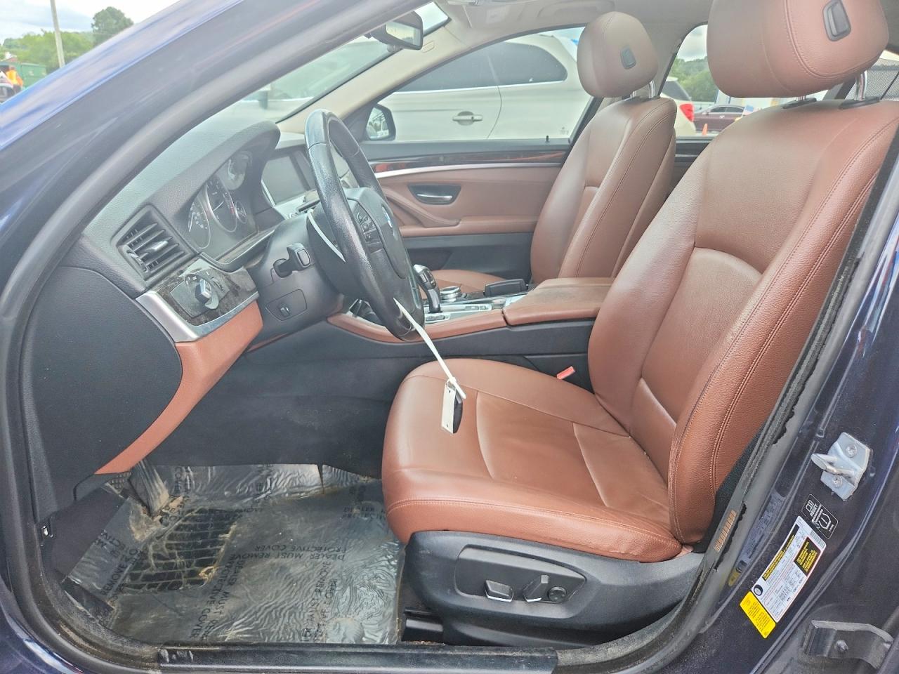 2014 Bmw 535 I Blue vin: WBA5B1C56ED478448