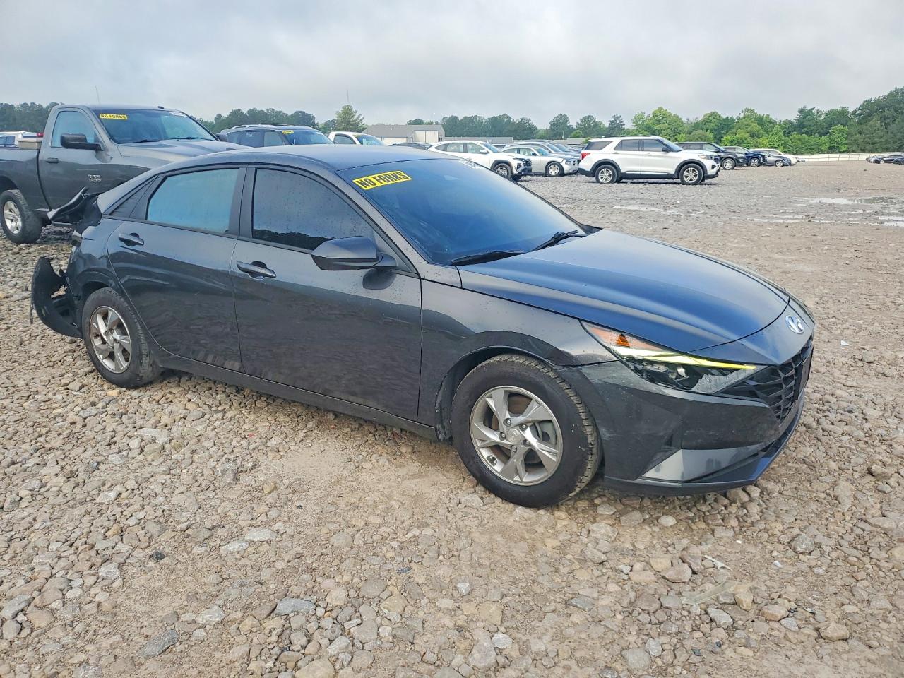 2021 Hyundai Elantra Se Gray vin: 5NPLL4AG3MH017908