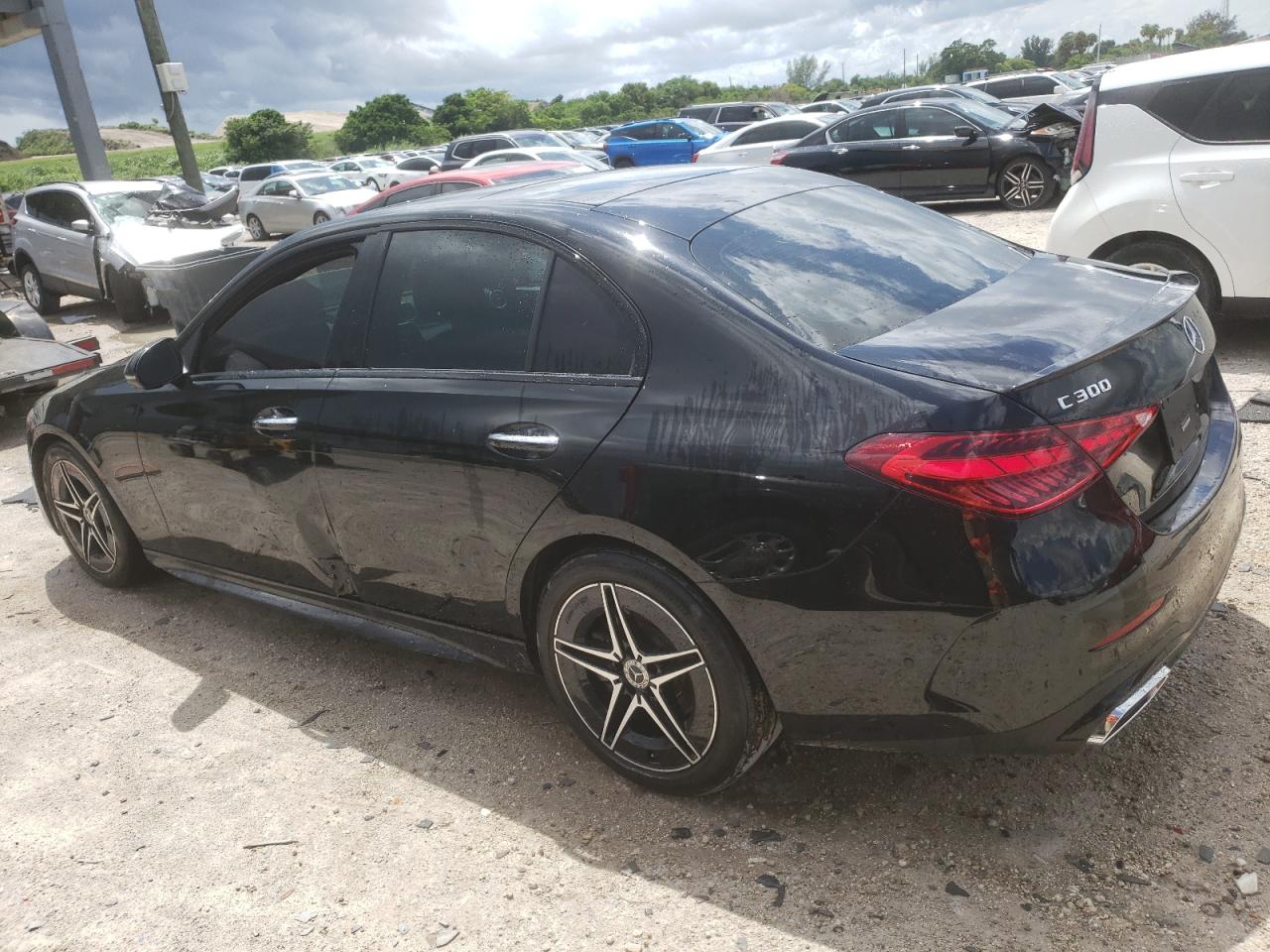 2024 Mercedes-benz C 300 Черный vin: W1KAF4GB5RR229077
