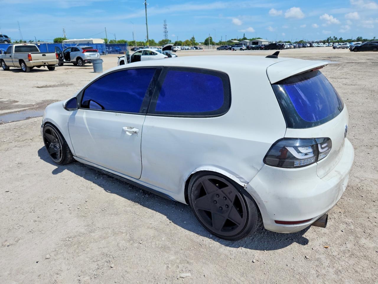 2012 Volkswagen Gti Белый vin: WVWFD7AJ4CW333592