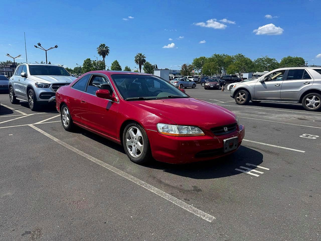 1999 Honda Accord Ex Red vin: 1HGCG2251XA010541