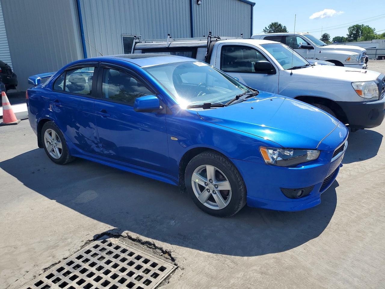 2009 Mitsubishi Lancer Es/es Sport Blue vin: JA3AU26U29U036131