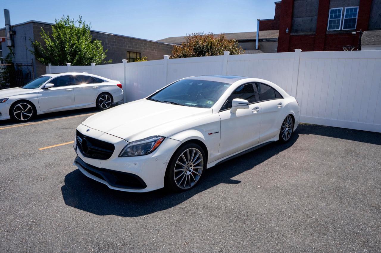 2015 Mercedes-benz Cls 63 Amg S-model White vin: WDDLJ7GB7FA136709