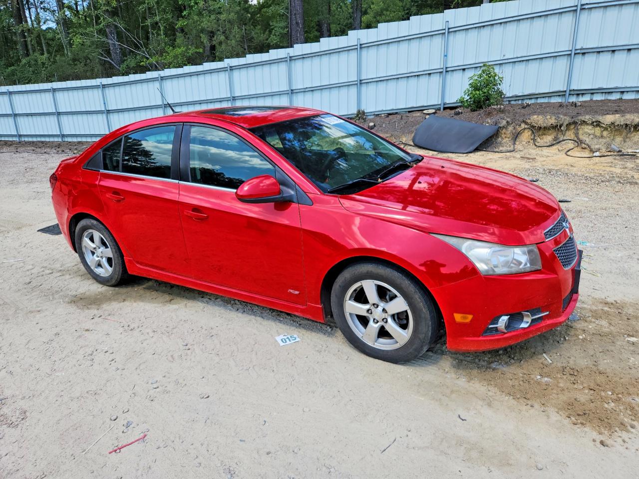 2014 Chevrolet Cruze Lt Red vin: 1G1PC5SB7E7232829