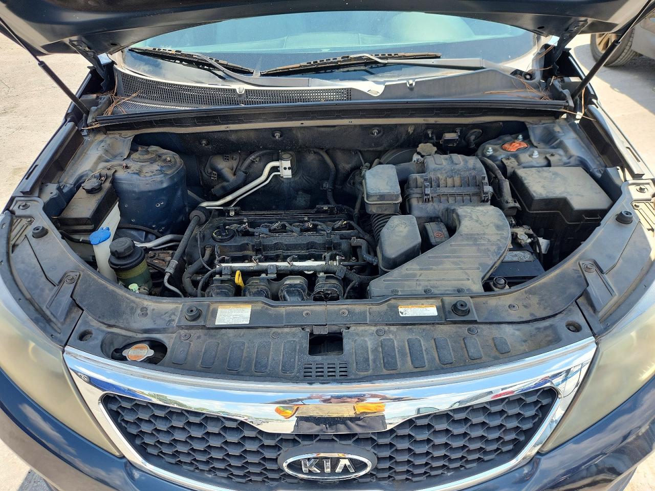 2011 Kia Sorento Lx Синий vin: 5XYKT4A12BG116909