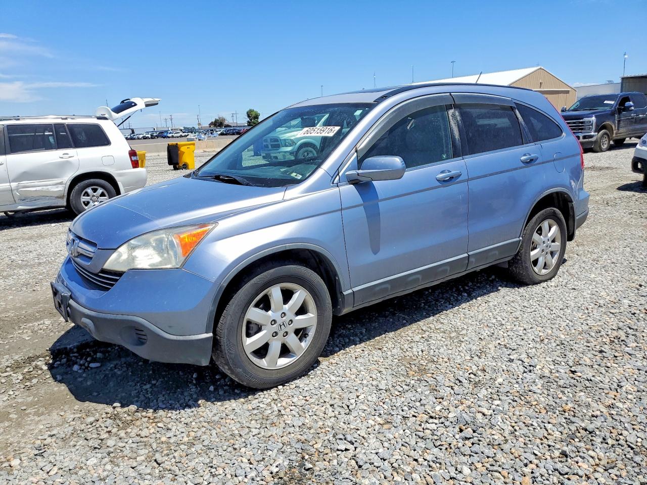 2007 Honda Cr-v Exl Серый vin: JHLRE48727C105538
