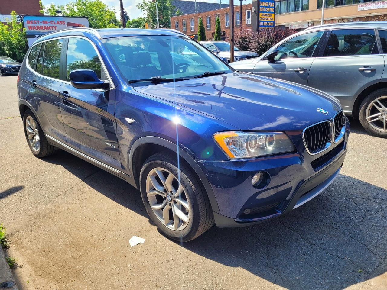 2014 Bmw X3 Xdrive28i Blue vin: 5UXWX9C50E0D10367