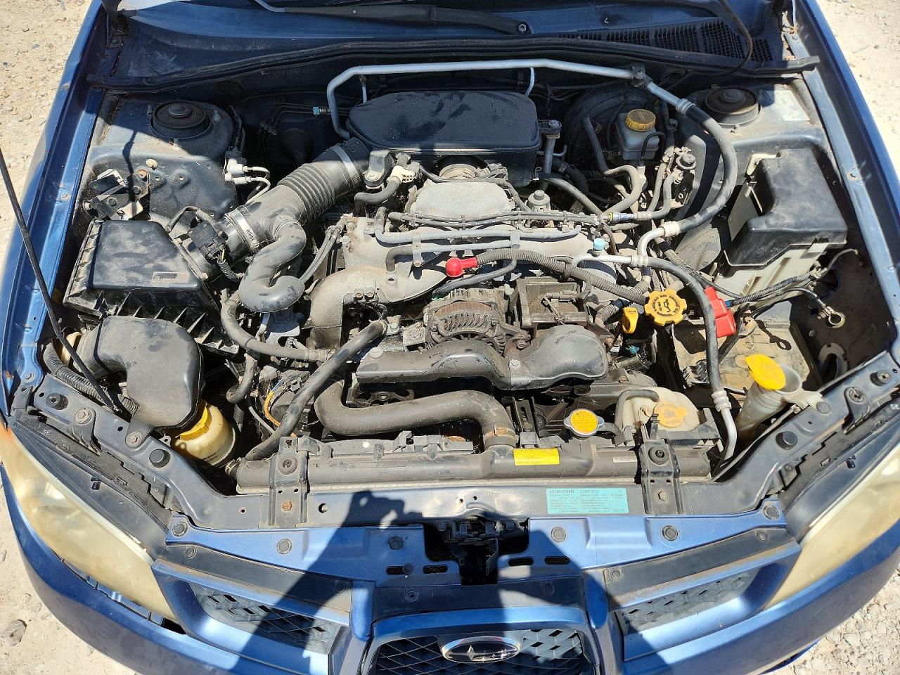 2007 Subaru Impreza 2.5i Blue vin: JF1GG61657H818793
