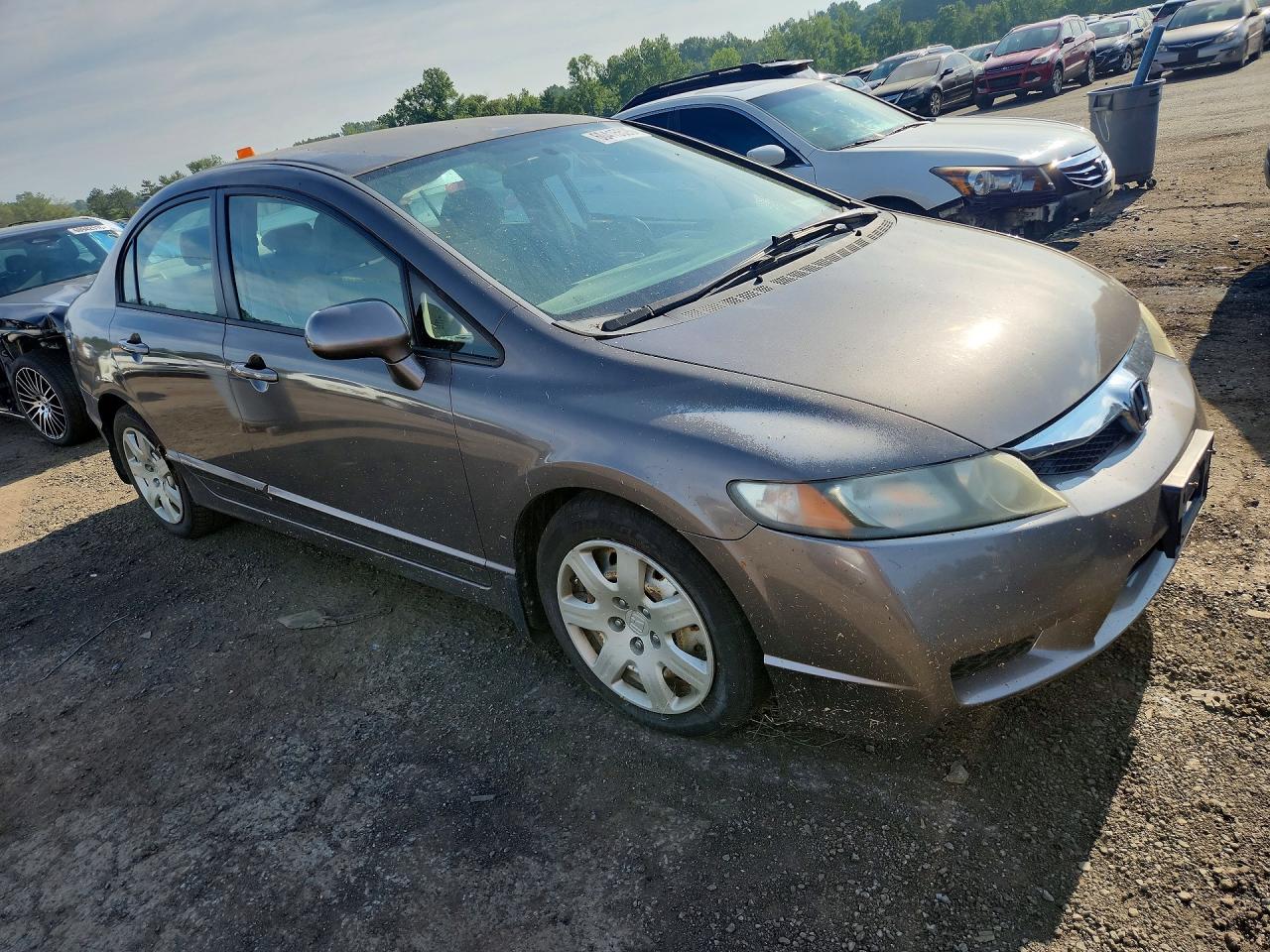 2010 Honda Civic Lx Gray vin: 2HGFA1F58AH576417