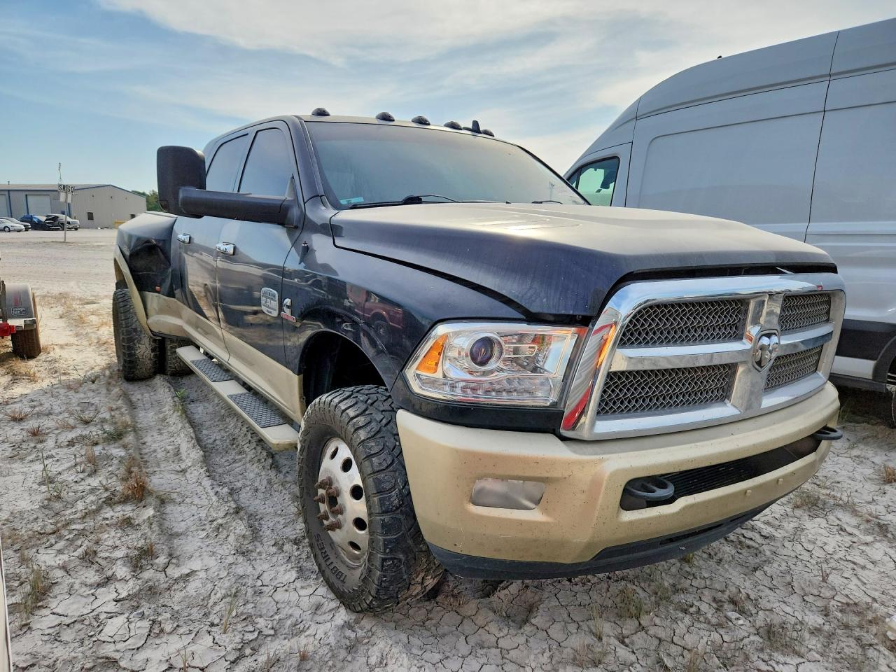 2015 Ram 3500 Longhorn Black vin: 3C63RRNL7FG565237