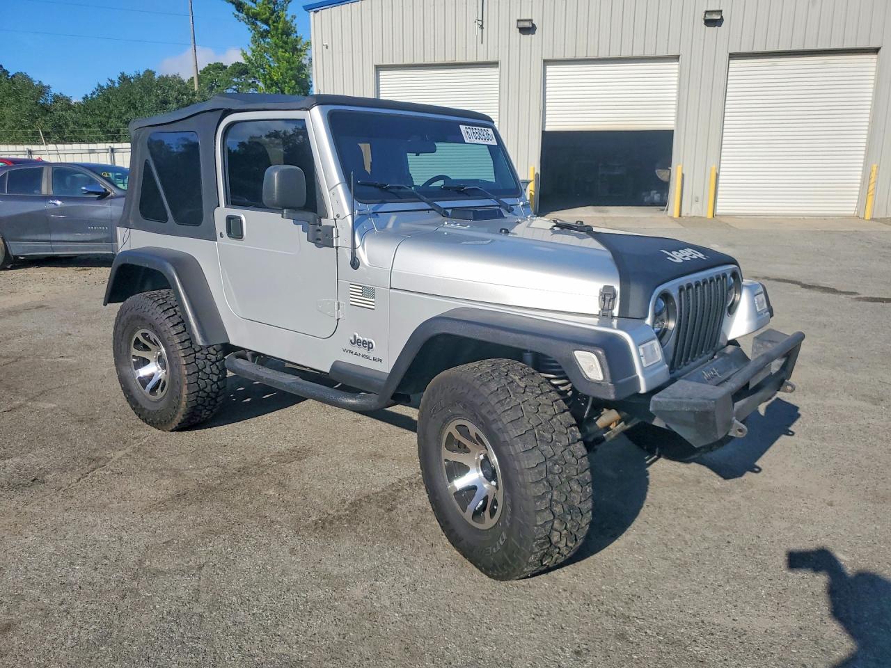 2004 Jeep Wrangler X Silver vin: 1J4FA39S24P797436