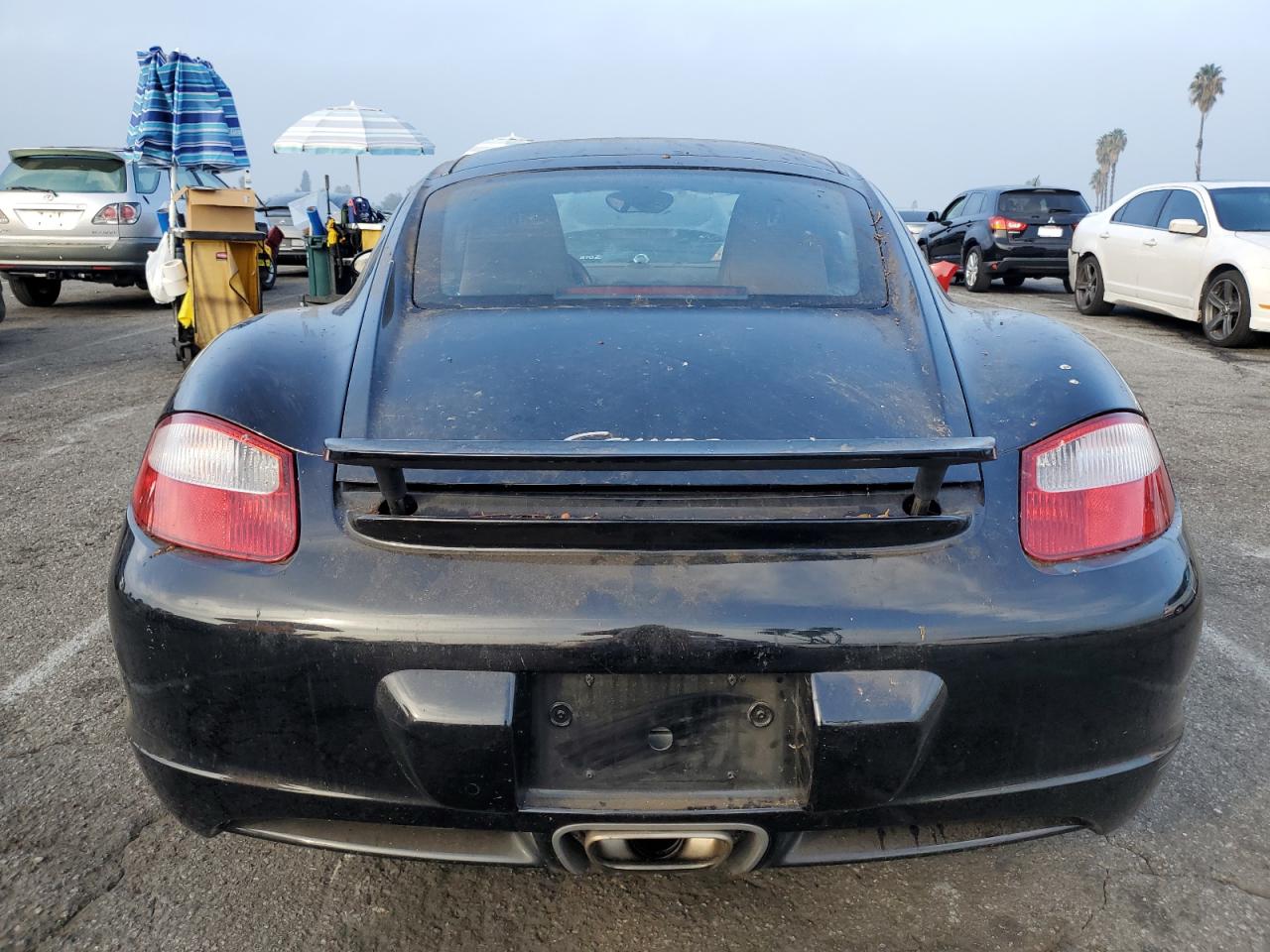 2007 Porsche Cayman Черный vin: WP0AA29877U761391