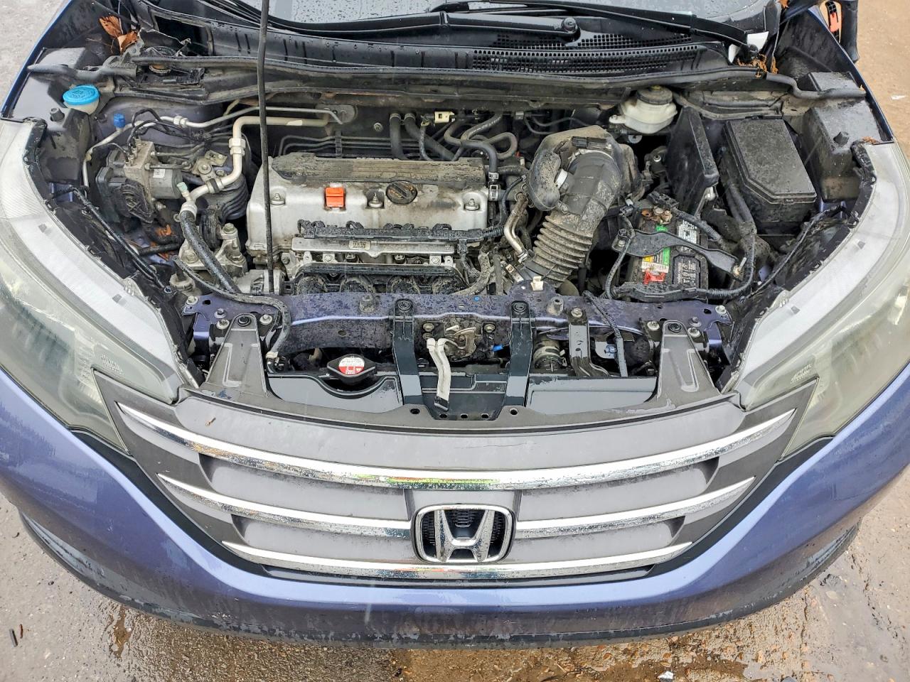 2013 Honda Cr-v Lx Blue vin: 3CZRM3H34DG700773